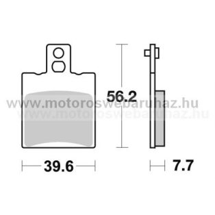 Fékbetét AP RACING (LMP344ST)