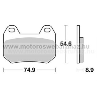 Fékbetét AP RACING (LMP346ST)