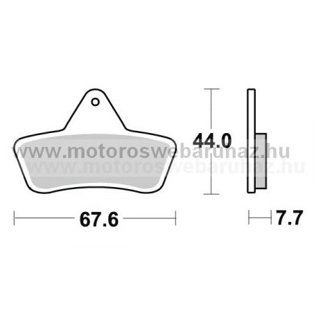 Fékbetét AP RACING (LMP358OR) Szinteres fékbetét-Cross, enduro