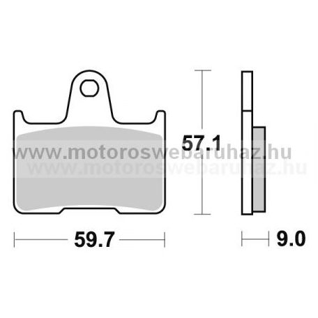 Fékbetét AP RACING (LMP365SR) Szinteres a hátsó kerékhez (rear)-utcai