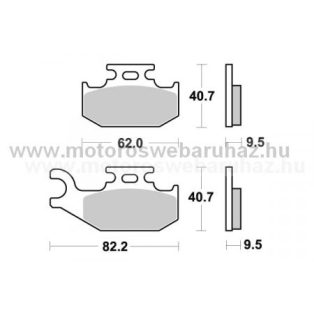Fékbetét AP RACING (LMP367OR) Szinteres Cross, enduro