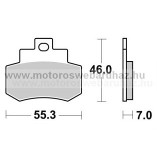Fékbetét AP RACING (LMP376ST)