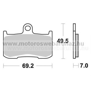   Fékbetét AP RACING (LMP382SRR) Szinteres utcai verseny az első kerékhez