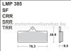 Fékbetét AP RACING (LMP385CRR) 