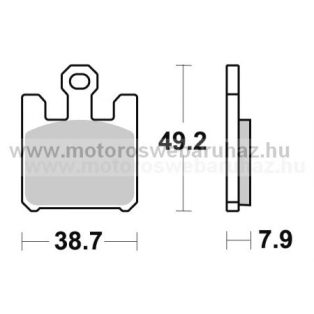   Fékbetét AP RACING (LMP388SRR) Szinteres utcai verseny az első kerékhez