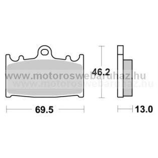 Fékbetét AP RACING (LMP389ST)