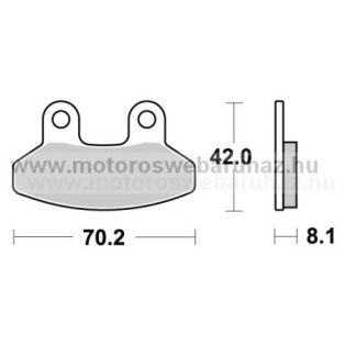 Fékbetét AP RACING (LMP392ST)
