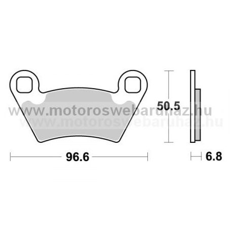 Fékbetét AP RACING (LMP400OR) Szinteres Cross, enduro