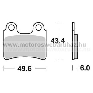 Fékbetét AP RACING (LMP402ST)