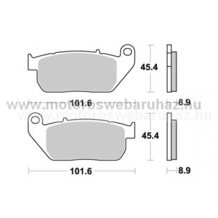   Fékbetét AP RACING (LMP407SF) Szinteres az első kerékhez (front)-utcai
