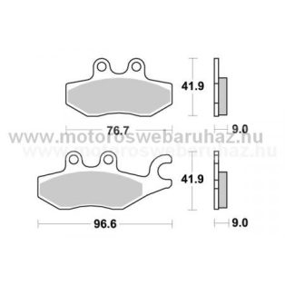 Fékbetét AP RACING (LMP418SM) 