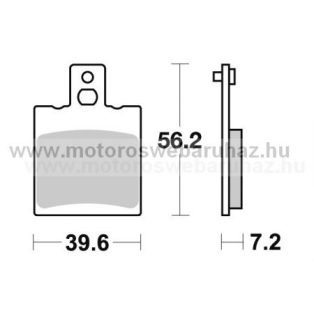 Fékbetét AP RACING (LMP424ST)