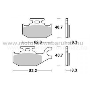 Fékbetét AP RACING (LMP435OR) Szinteres Cross, enduro