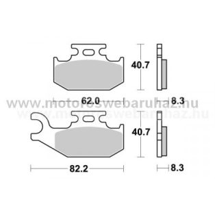 Fékbetét AP RACING (LMP436OR) Szinteres Cross, enduro