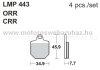 Fékbetét AP RACING (LMP443CRR) 