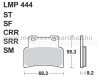 Fékbetét AP RACING (LMP444CRR) 