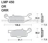   Fékbetét AP RACING (LMP450OR) Szinteres fékbetét-Cross, enduro
