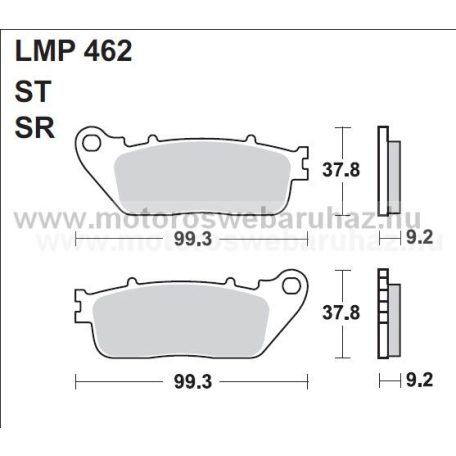 Fékbetét AP RACING (LMP462ST) 