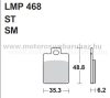 Fékbetét AP RACING (LMP468SM) 