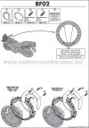   GIVI Tanktáska Adapter TANKLOCK Rendszerű rögzítéskez BF02 (APRILIA,TRIUMPH,BENELLI)