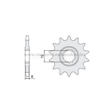 LÁNCKERÉK ELSŐ (CHT589)(PBR599)