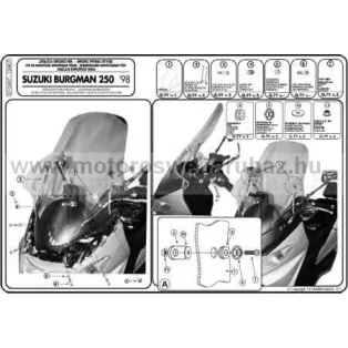 GIVI D156KIT Spec. rögzítőkit 156D és 156DT-hez