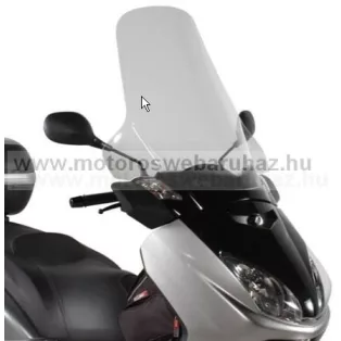   GIVI D438ST Szélvédő, áttetsző, kézvédővel 63,5 x 69,5 cm ( mxsz)