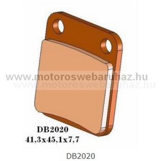   Fékbetét DELTA BRAKING (DB2020 QDN) Szinteres fékbetét Quadokhoz