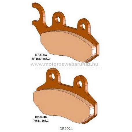 Fékbetét DELTA BRAKING (DB2021 SRN2) Szinteres fékbetét Robogókhoz