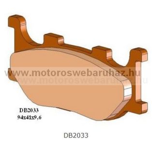   Fékbetét DELTA BRAKING (DB2033 RDN2) Szinteres fékbetét Utcai motorokhoz