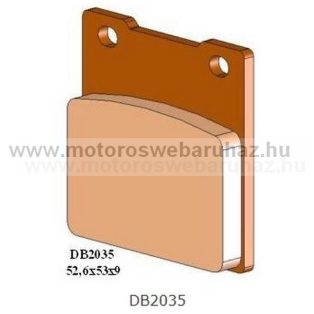   Fékbetét DELTA BRAKING (DB2035 RDN2) Szinteres fékbetét Utcai motorokhoz