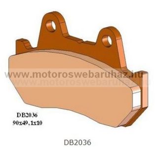   Fékbetét DELTA BRAKING (DB2036 RDN2) Szinteres fékbetét Utcai motorokhoz