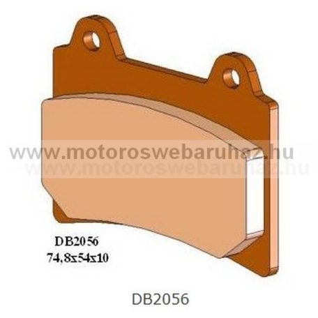 Fékbetét DELTA BRAKING (DB2056 RDN2) Szinteres fékbetét Utcai motorokhoz