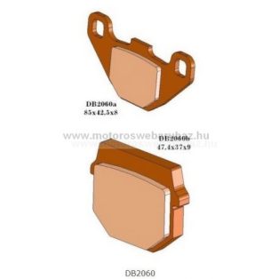   Fékbetét DELTA BRAKING (DB2060 MXN) Szinteres fékbetét -Cross, enduro