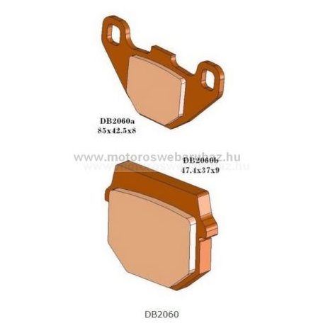 Fékbetét DELTA BRAKING (DB2060 MXN) Szinteres fékbetét -Cross, enduro