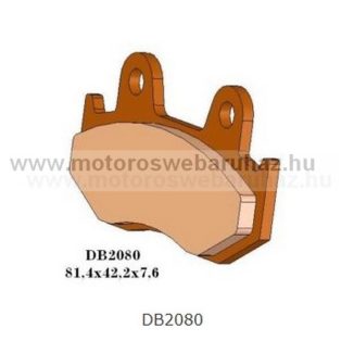  Fékbetét DELTA BRAKING (DB2080 RDN2) Szinteres fékbetét Utcai motorokhoz