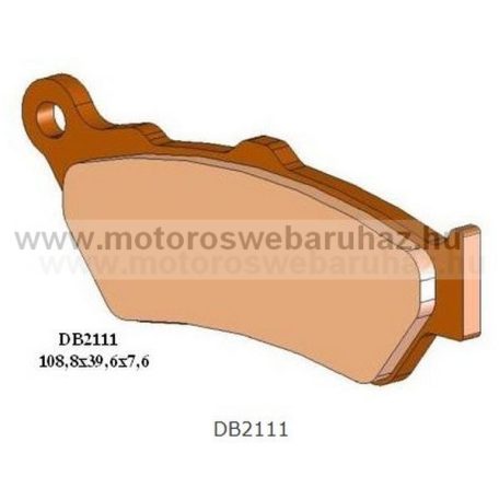 Fékbetét DELTA BRAKING (DB2111 RDN2) Szinteres fékbetét Utcai motorokhoz