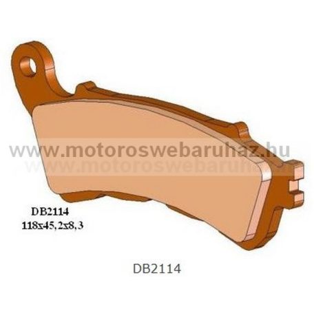 Fékbetét DELTA BRAKING (DB2114 RDN2/ Szinteres fékbetét Utcai motorokhoz