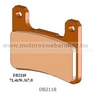   Fékbetét DELTA BRAKING (DB2118 RDN2) Szinteres fékbetét Utcai motorokhoz