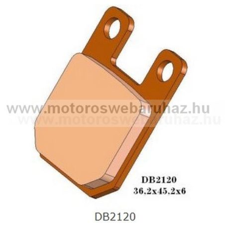 Fékbetét DELTA BRAKING (DB2120 MXN) Szinteres fékbetét -Cross, enduro