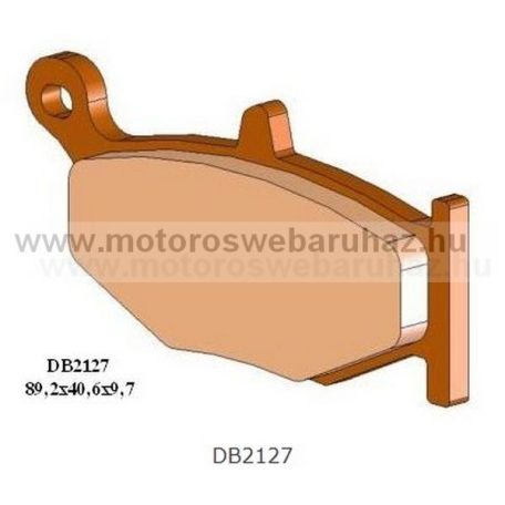 Fékbetét DELTA BRAKING (DB2127 RDN2) Szinteres fékbetét Utcai motorokhoz