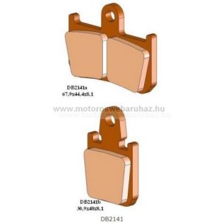   Fékbetét DELTA BRAKING (DB2141 RDN2) Szinteres fékbetét Utcai motorokhoz 4db Fékbetét / szett