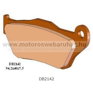   Fékbetét DELTA BRAKING (DB2142 RDN2) Szinteres fékbetét Utcai motorokhoz