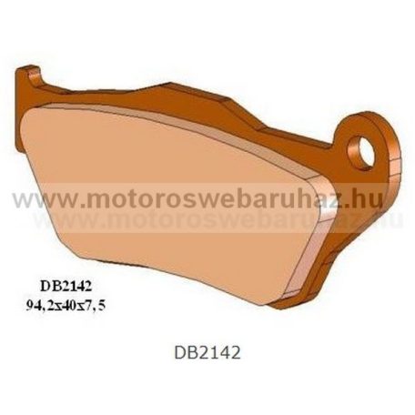 Fékbetét DELTA BRAKING (DB2142 RDN2) Szinteres fékbetét Utcai motorokhoz