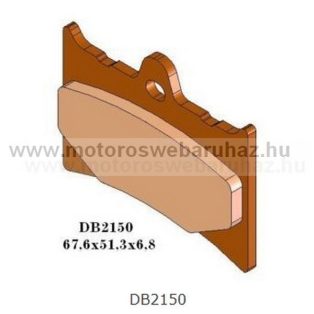   Fékbetét DELTA BRAKING (DB2150 RDN2) Szinteres fékbetét Utcai motorokhoz