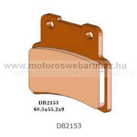 Fékbetét DELTA BRAKING (DB2153 RDN2) Szinteres fékbetét Utcai motorokhoz