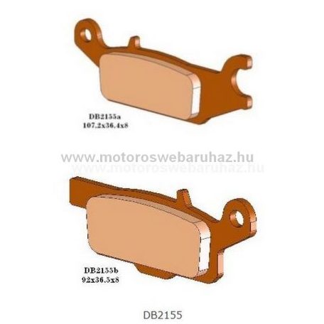 Fékbetét DELTA BRAKING (DB2155 QDN) Szinteres fékbetét Quadokhoz