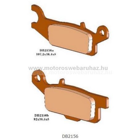 Fékbetét DELTA BRAKING (DB2156 QDN) Szinteres fékbetét Quadokhoz