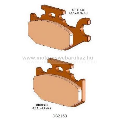 Fékbetét DELTA BRAKING (DB2163 QDN) Szinteres fékbetét Quadokhoz