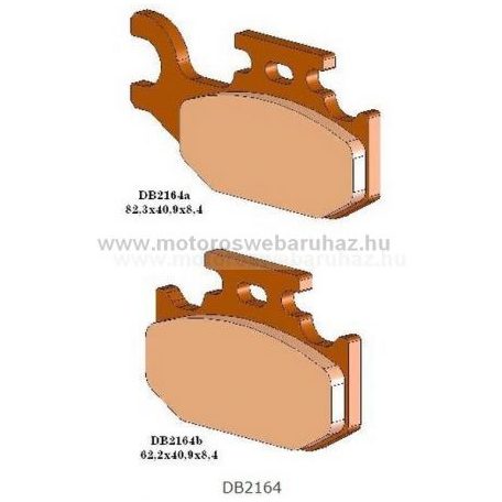 Fékbetét DELTA BRAKING (DB2164 QDN) Szinteres fékbetét Quadokhoz